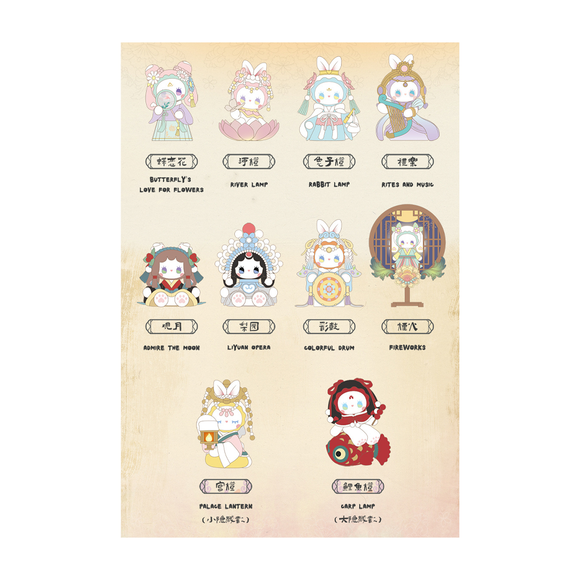 MJ Studio: Emma Unexplored Forest Lantern Festival Series (Dim Lights Series) - 1 Blind Box - Bards & Cards