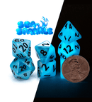 12mm Mighty Tiny Dice Set (7 Dice) - Bards & Cards