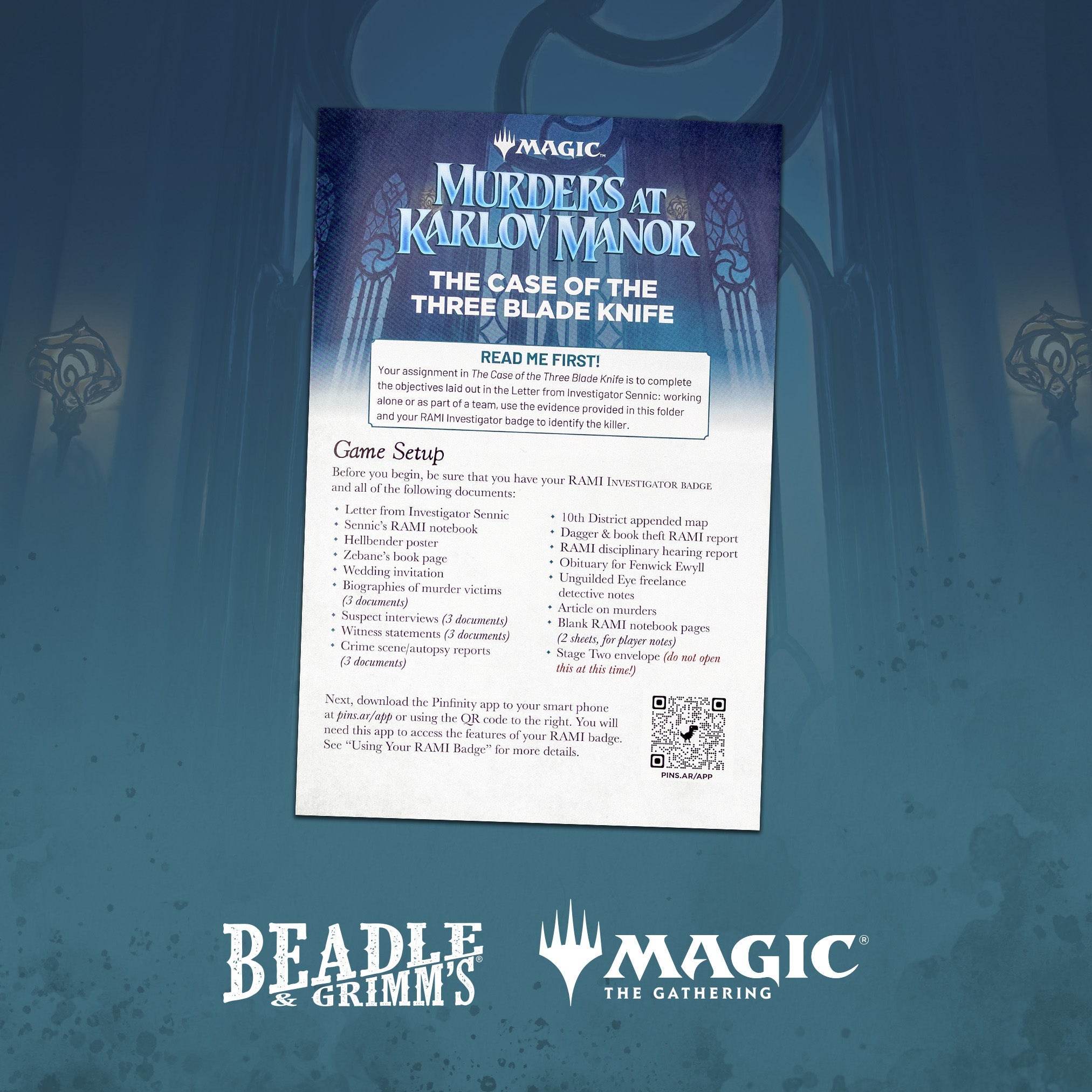 Murders at Karlov Manor: The Case of the Three Blade Knife (MTG) - Bards & Cards