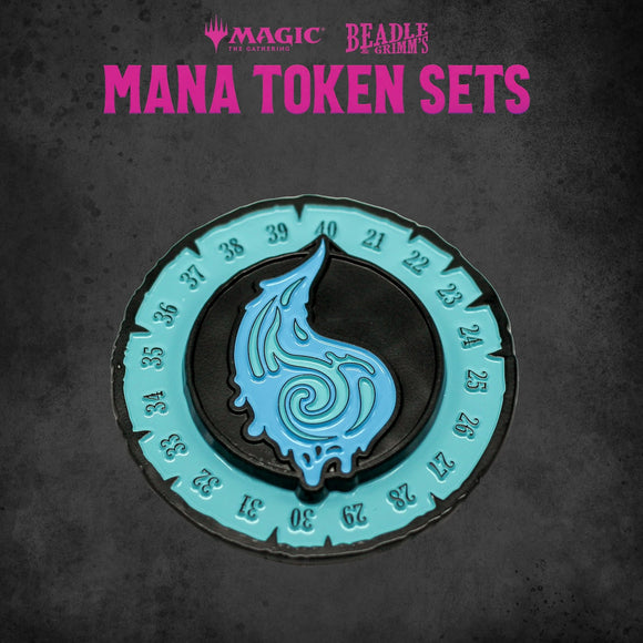 Blue Mana Token Set (MTG) - Bards & Cards