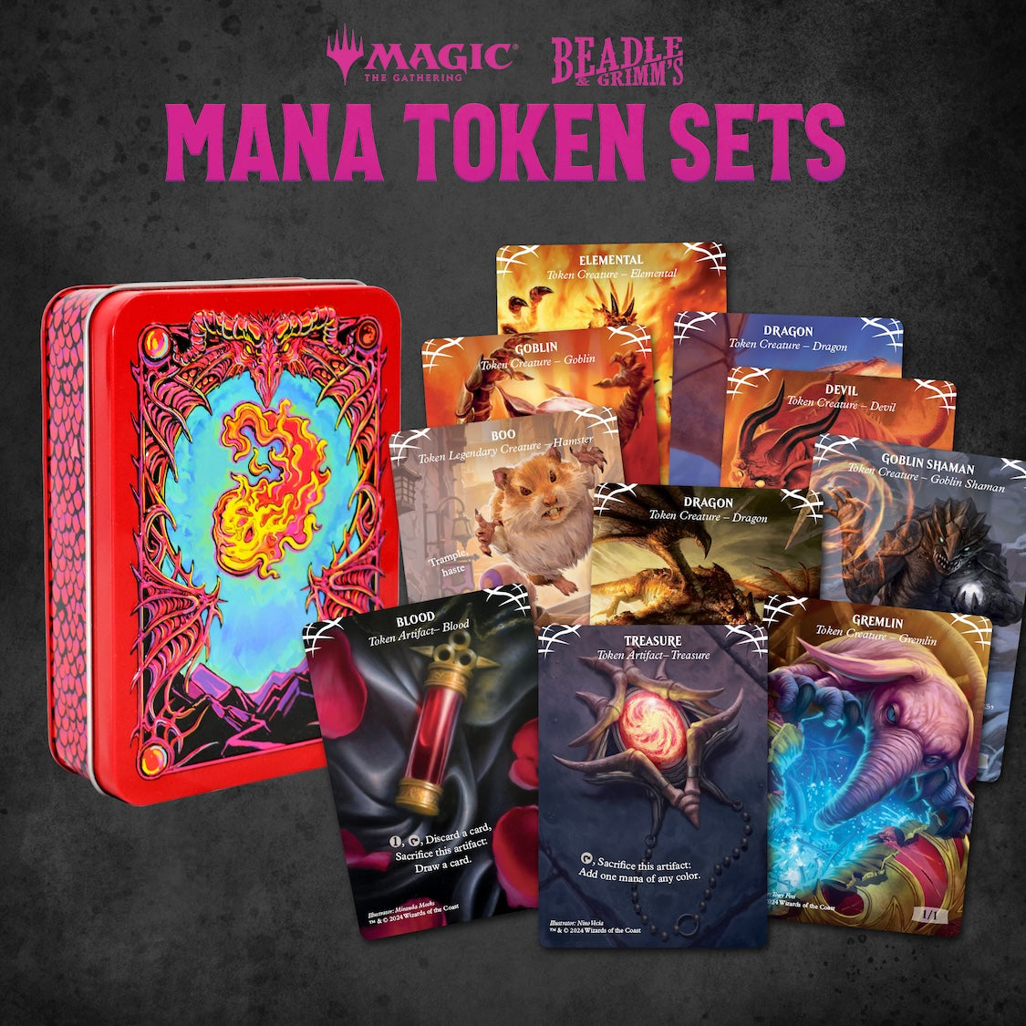 Red Mana Token Set (MTG) - 0