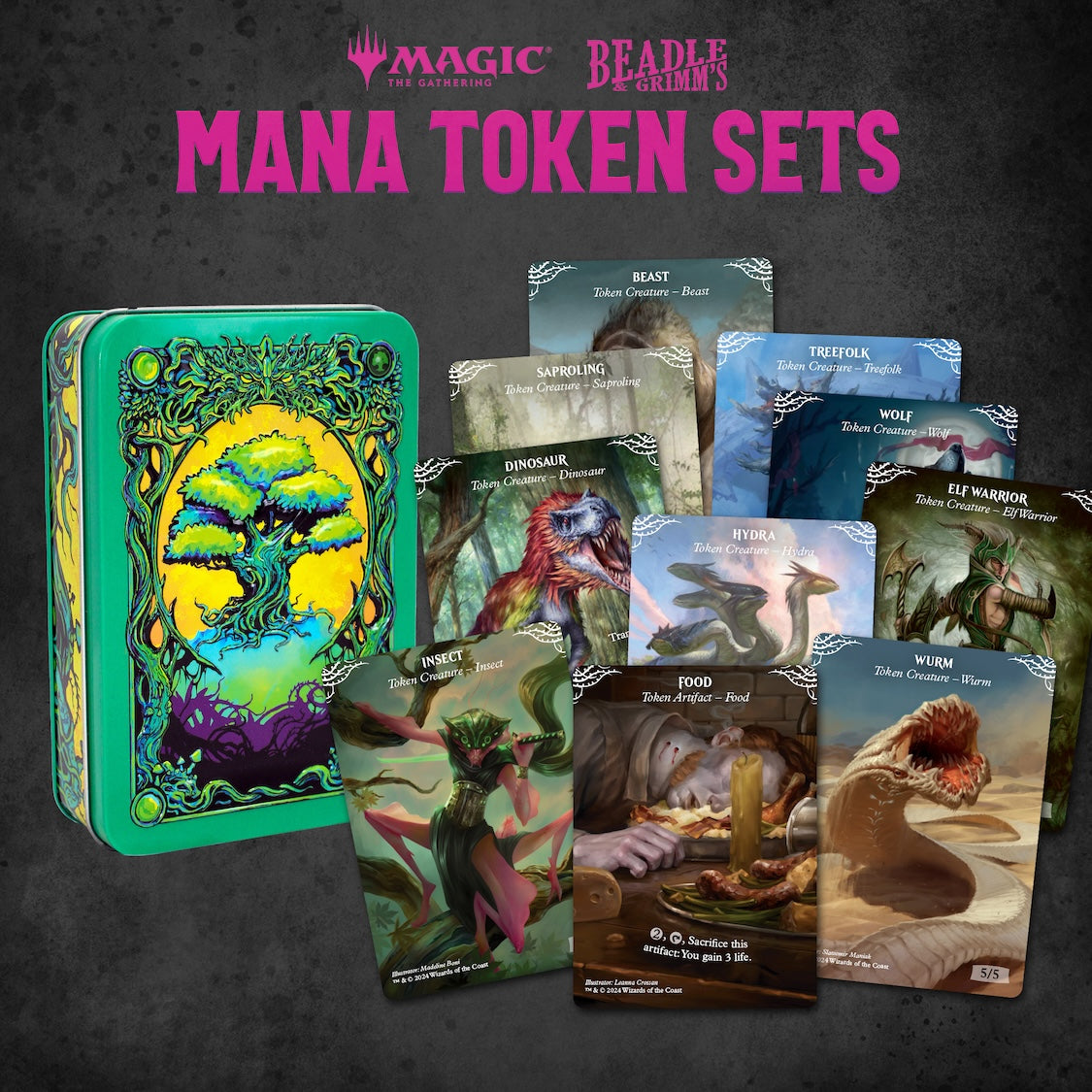 Green Mana Token Set (MTG) - 0