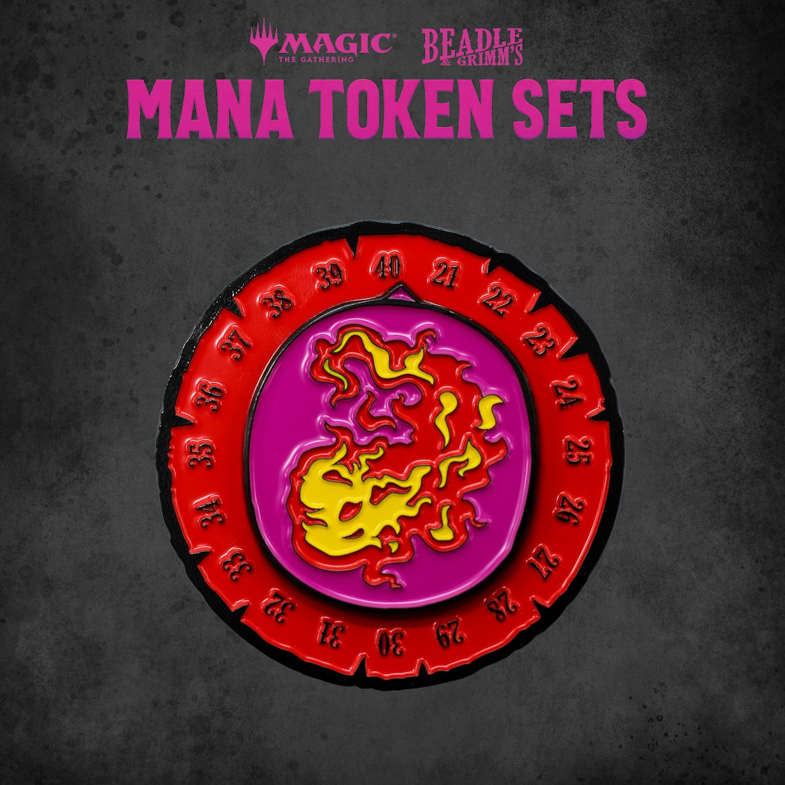 Red Mana Token Set (MTG) | Bards & Cards