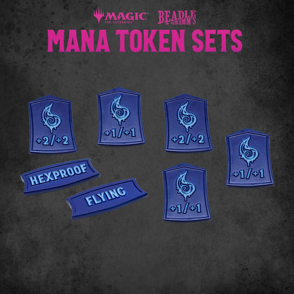 Blue Mana Token Set (MTG) - Bards & Cards