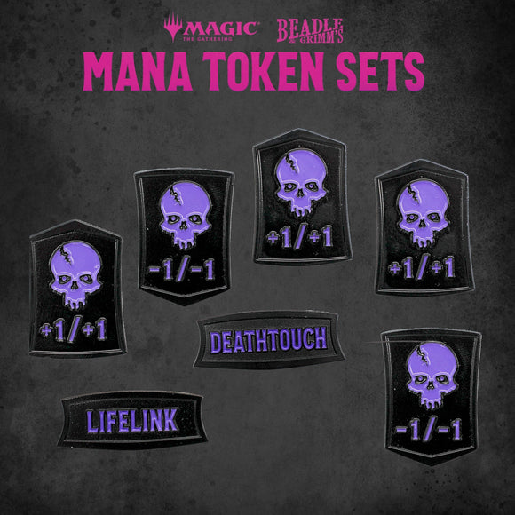 Black Mana Token Set (MTG) - Bards & Cards