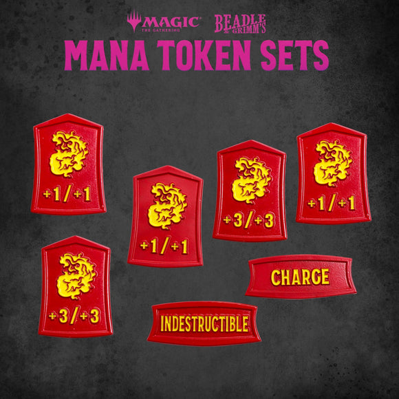 Red Mana Token Set (MTG) - Bards & Cards