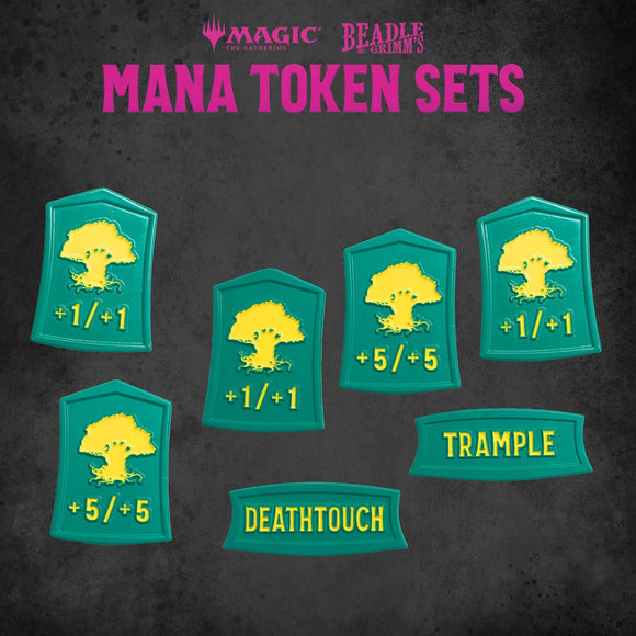 Green Mana Token Set (MTG) - Bards & Cards