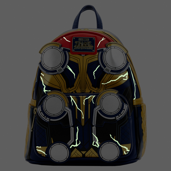 Loungefly: Marvel - Thor Love And Thunder Cosplay Mini Backpack - Bards & Cards
