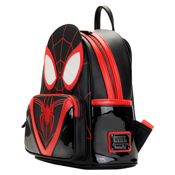 Loungefly: Marvel - Miles Morales Cosplay Mini Backpack - Bards & Cards