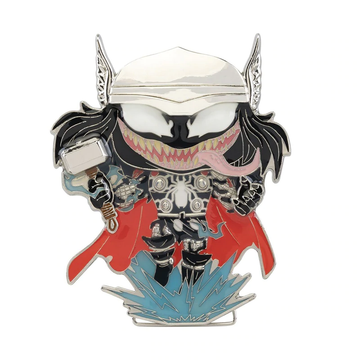 Funko POP! Pins: Marvel Venom - Venom Thor #15 - Bards & Cards