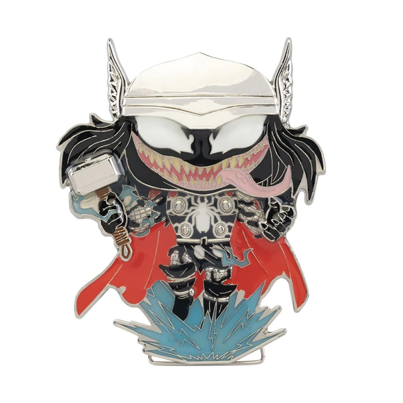 Funko POP! Pins: Marvel Venom - Venom Thor #15 - Bards & Cards