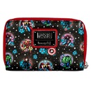 Loungefly: Marvel - Avengers Tattoo Zip Around Wallet - Bards & Cards