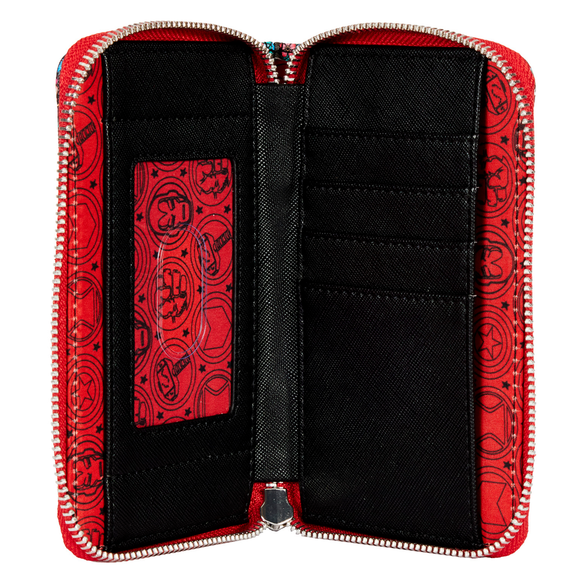 Loungefly: Marvel - Avengers Tattoo Zip Around Wallet - Bards & Cards