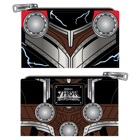Loungefly: Marvel - Thor Love And Thunder Flap Wallet - Bards & Cards