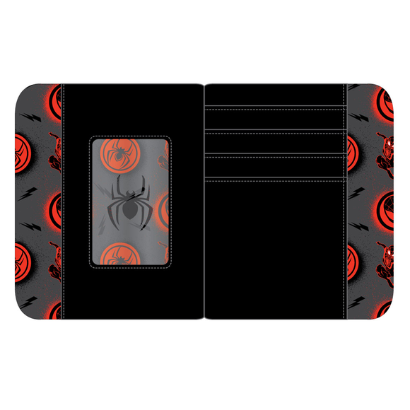 Loungefly: Marvel - Miles Morales Cosplay Zip Around Wallet - Bards & Cards