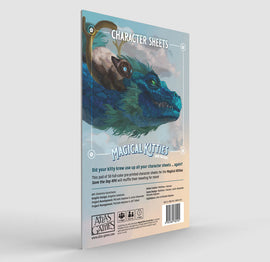 Character Sheets Pad (Magical Kitties 2E) - Bards & Cards
