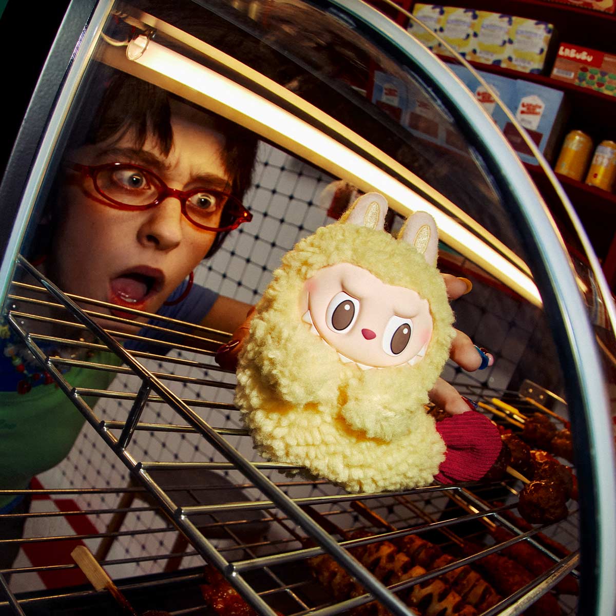 ラブブ エビフライWacky Mart Series-Earphone Case Pop Mart Labubu The Monsters Wacky Mart Series Earphone Case