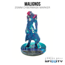 Infinity 3D Markers: Malignos (25mm Cybermask) - Bards & Cards