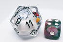Foam Brain Games 30mm Large D20 - Big Mama Hen - Bards & Cards