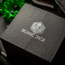 Massive Green Skull Liquid Core 95MM Chonk Handmade Resin Dice And Box - Bards & Cards