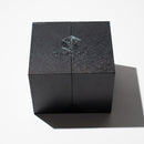 Massive Silver And Foil Liquid Core 95MM Chonk Handmade Resin Dice And Box - Bards & Cards