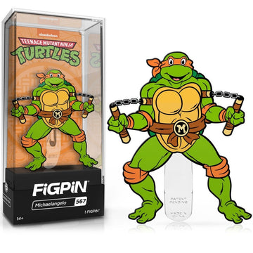 FiGPiN: Teenage Mutant Ninja Turtles - Michaelangelo #567 - Bards & Cards