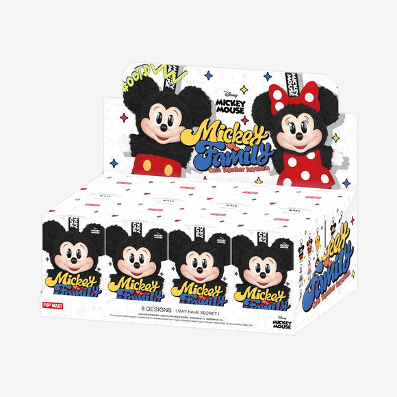 Mickey Family Cute Together Keychain Series Figures - Bards & Cards