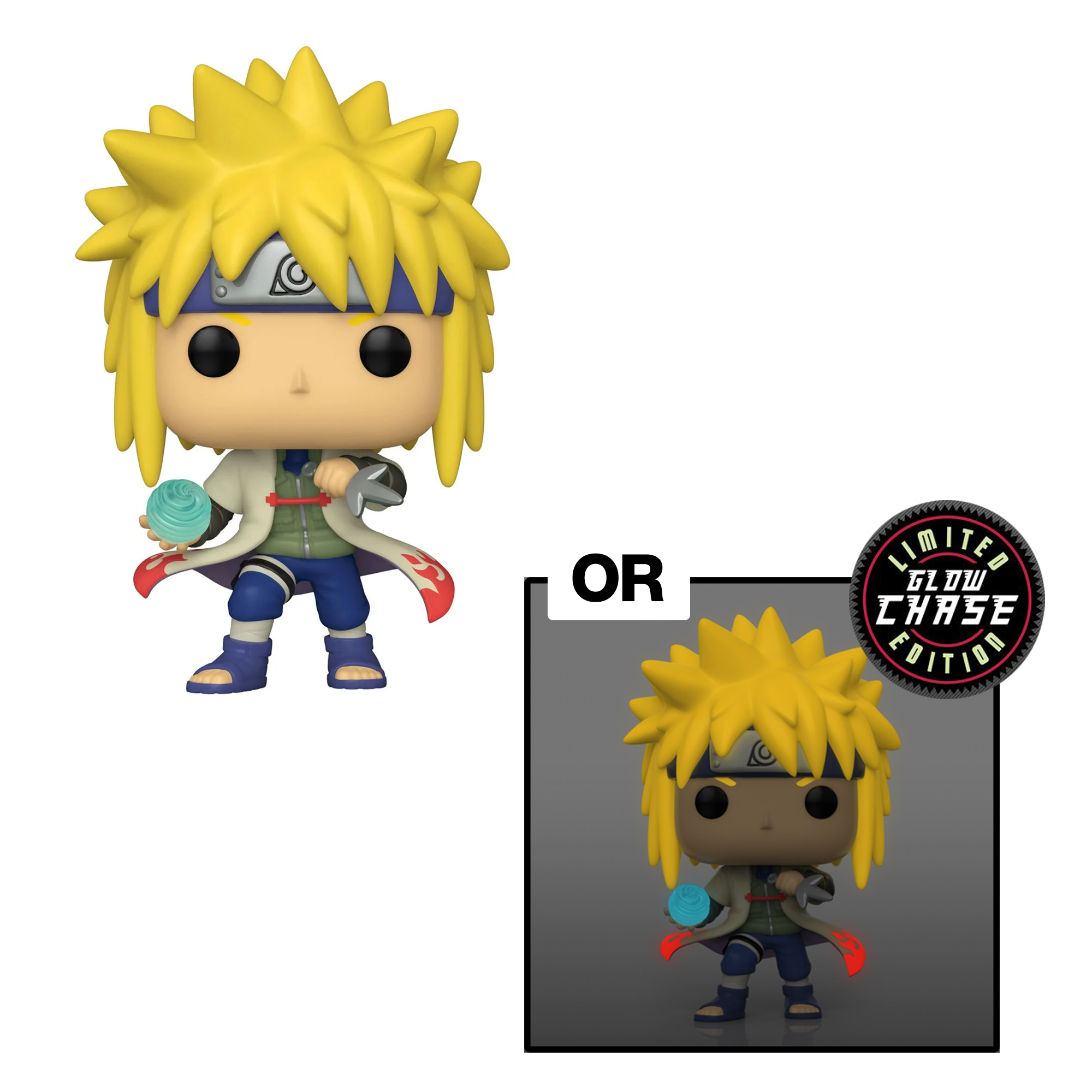 Funko POP! Naruto Shippuden - Minato Namikaze with Rasengan Vinyl Figure #935 AAA Anime Exclusive