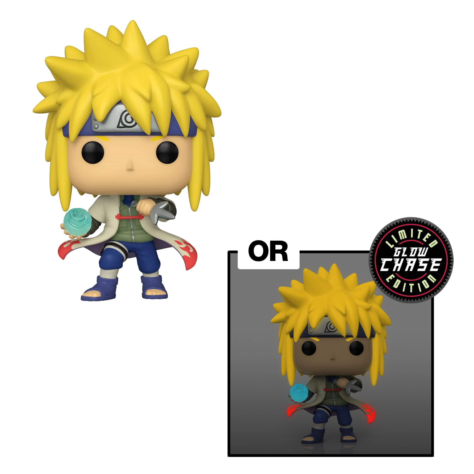 Funko POP! Naruto Shippuden - Minato Namikaze with Rasengan Vinyl Figure #935 Special Edition Exclusive [READ DESCRIPTION] - Bards & Cards
