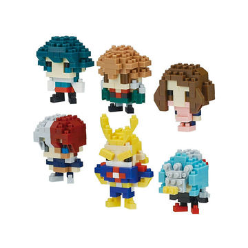Nanoblock: Mininano Series: My Hero Academia Vol. 1 Box of 6 - Bards & Cards