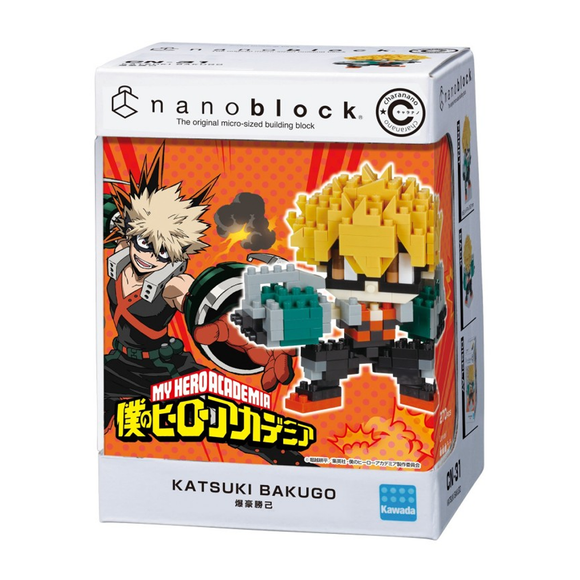 Nanoblock Charanano Series: My Hero Academia - Katsuki Bakugo - Bards & Cards