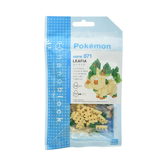 Nanoblock: Pokémon Series - Leafeon - Bards & Cards
