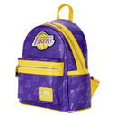 Loungefly: NBA LA Lakers Debossed Logo Mini Backpack - Bards & Cards