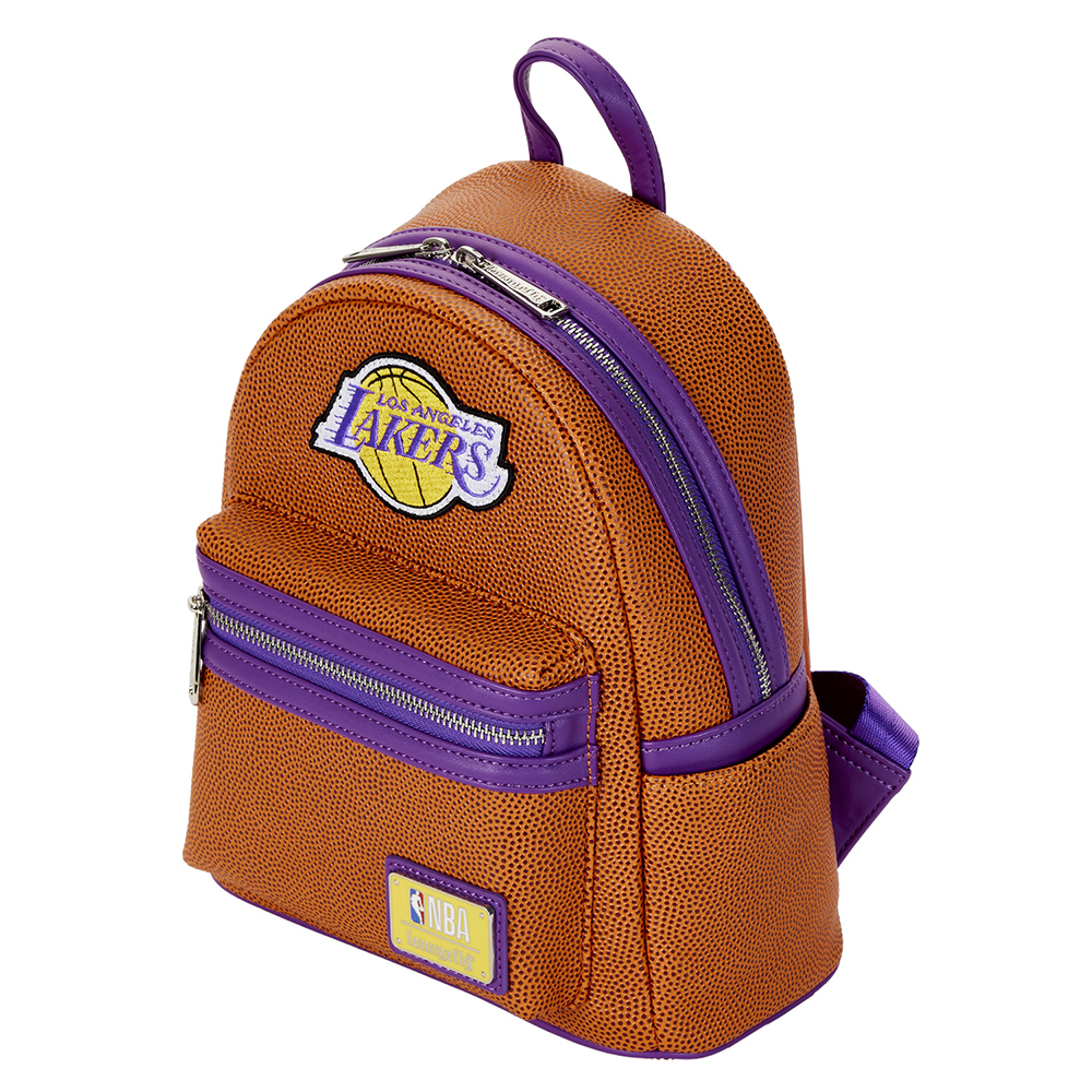 Loungefly: NBA LA Lakers Basketball Mini Backpack - 0