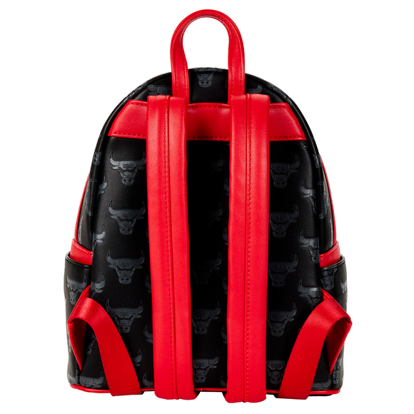 Loungefly: NBA Chicago Bulls Debossed Logo Mini Backpack - Bards & Cards