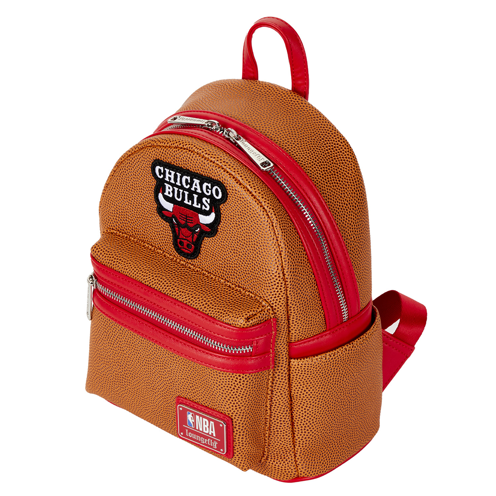 Loungefly: NBA Chicago Bulls Basketball Mini Backpack - 0