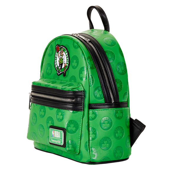 Loungefly: NBA Boston Celtics Debossed Logo Mini Backpack - Bards & Cards