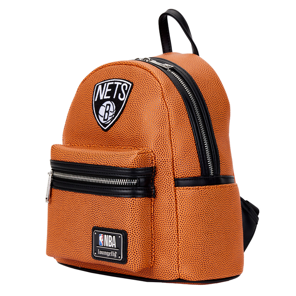 Loungefly: NBA Brooklyn Nets Basketball Mini Backpack - Bards & Cards