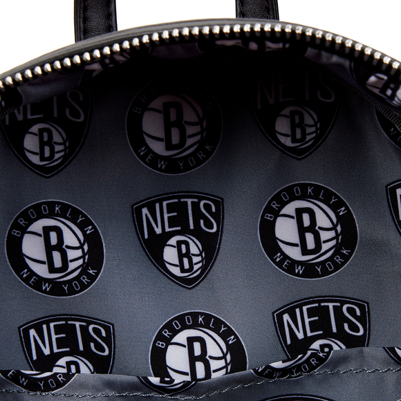 Loungefly: NBA Brooklyn Nets Basketball Mini Backpack - Bards & Cards