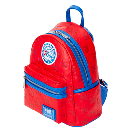 Loungefly: NBA Philly 76ers Debossed Logo Mini Backpack - Bards & Cards