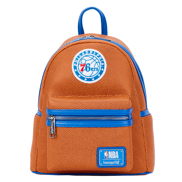 Loungefly: NBA Philly 76ers Basketball Mini Backpack - Bards & Cards