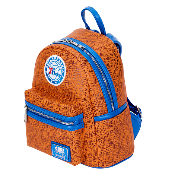 Loungefly: NBA Philly 76ers Basketball Mini Backpack - Bards & Cards