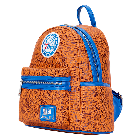 Loungefly: NBA Philly 76ers Basketball Mini Backpack - Bards & Cards