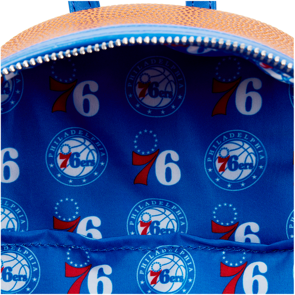 Loungefly: NBA Philly 76ers Basketball Mini Backpack - Bards & Cards
