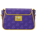 Loungefly: NBA LA Lakers Debossed Logo Cross Body Bag - Bards & Cards