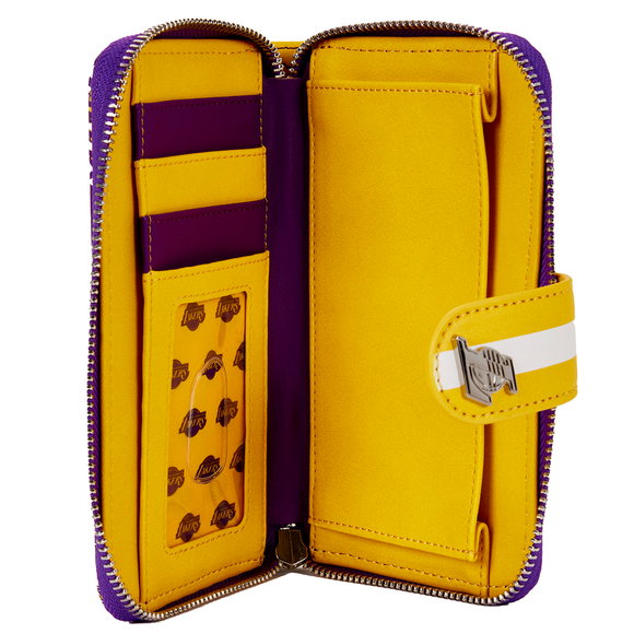 Loungefly: NBA LA Lakers Logo Snap Wallet - Bards & Cards