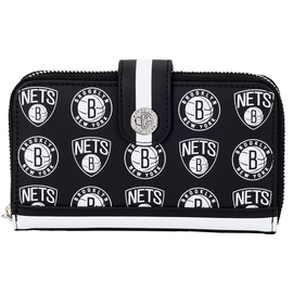 Loungefly: NBA Brooklyn Nets Logo Wallet - Bards & Cards