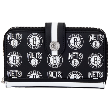 Loungefly: NBA Brooklyn Nets Logo Wallet - Bards & Cards