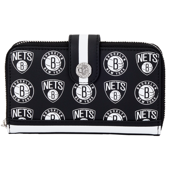 Loungefly: NBA Brooklyn Nets Logo Wallet - Bards & Cards