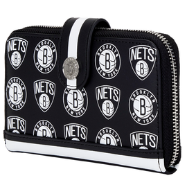 Loungefly: NBA Brooklyn Nets Logo Wallet - Bards & Cards